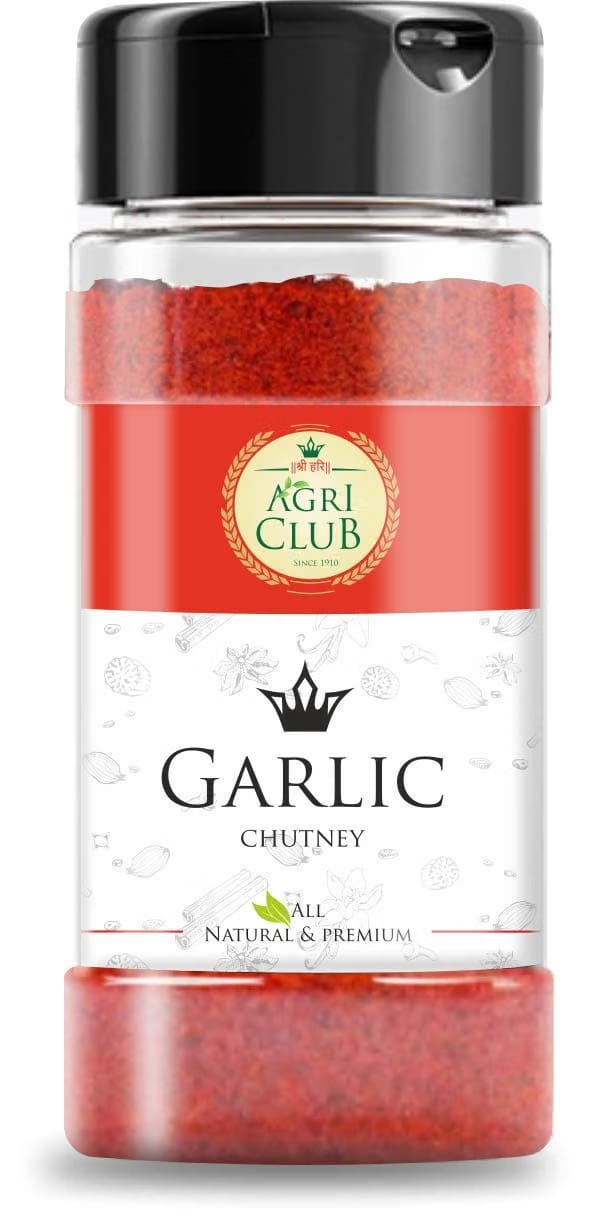 Agri Club Garlic Chutney Powder 100gm, Pure, Natural, Homemade