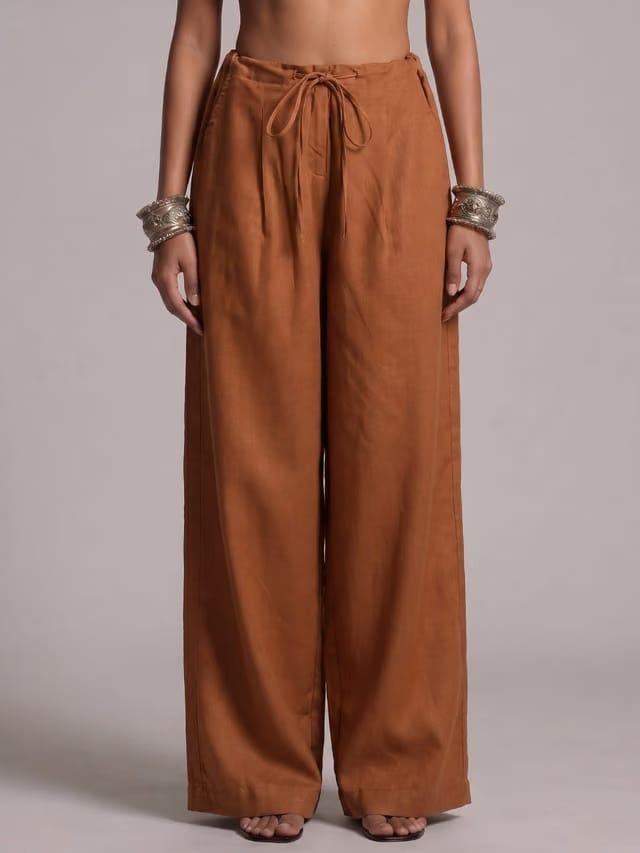 Brown Relaxed Pants