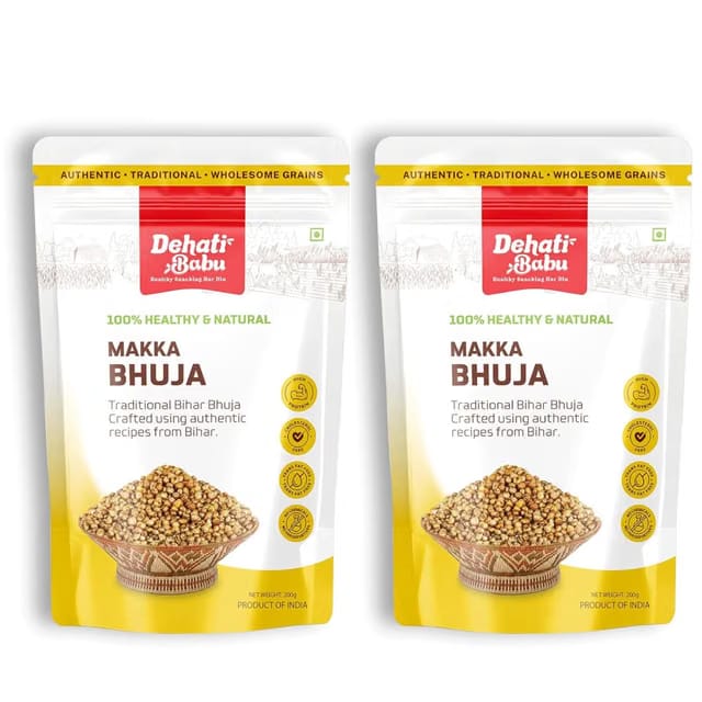 Dehati Babu Makka Bhuja 200g – Authentic Bihar Traditional Bhuja