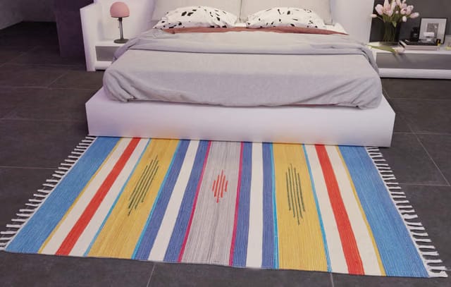 H2H Natural Colors in 100% Cotton dhurrie