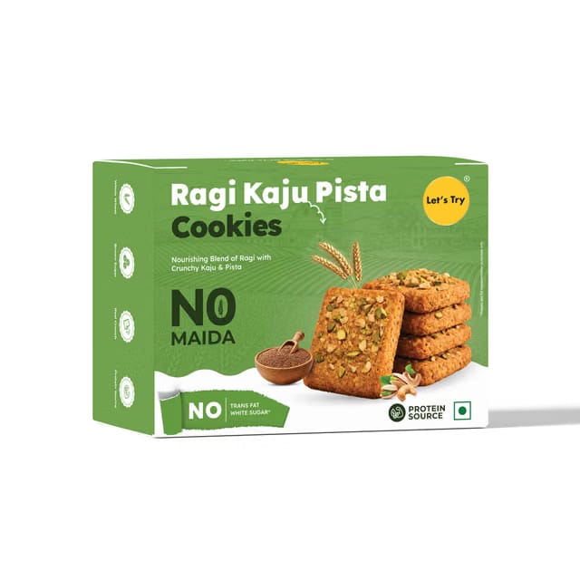 Let's try Ragi Kaju Pista Cookies