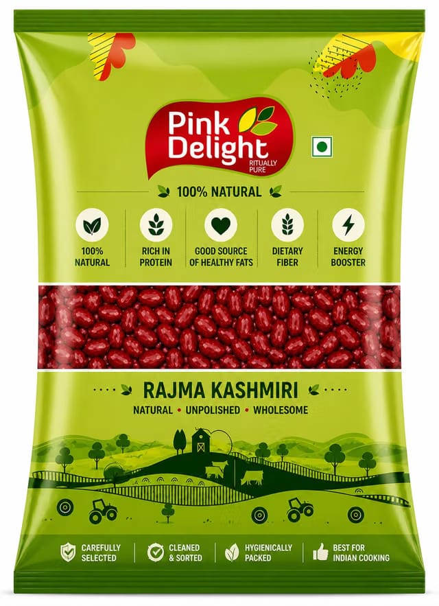 Pink Delight Kashmiri (Jammu) Rajma