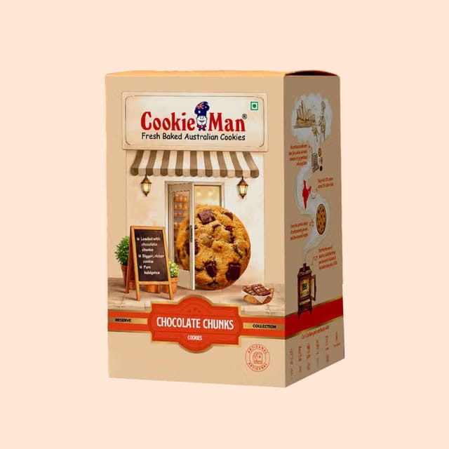 CookieMan Premium Choco Chunk Chocolate Cookies Biscuits