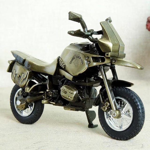 Mountain Bike Brass Showpiece – Vintage Brass Finish Decorative Mini Cycle Statue