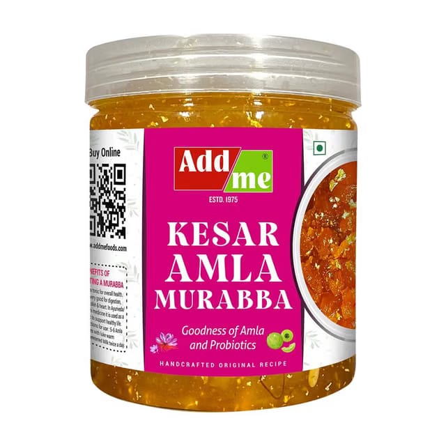 Add me Seed Less Amla Murabba|with Vark Kesar|Goodness and Probiotics Amla Murabba