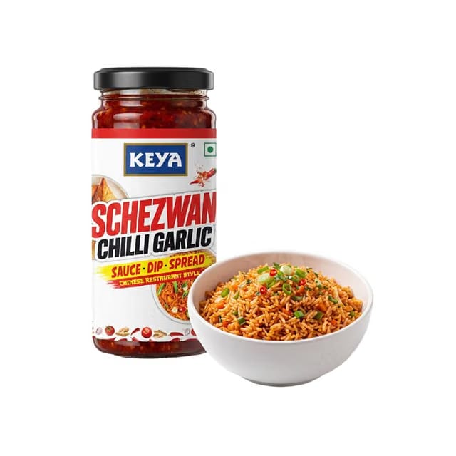 Keya Schezwan Chilli Garlic Chutney