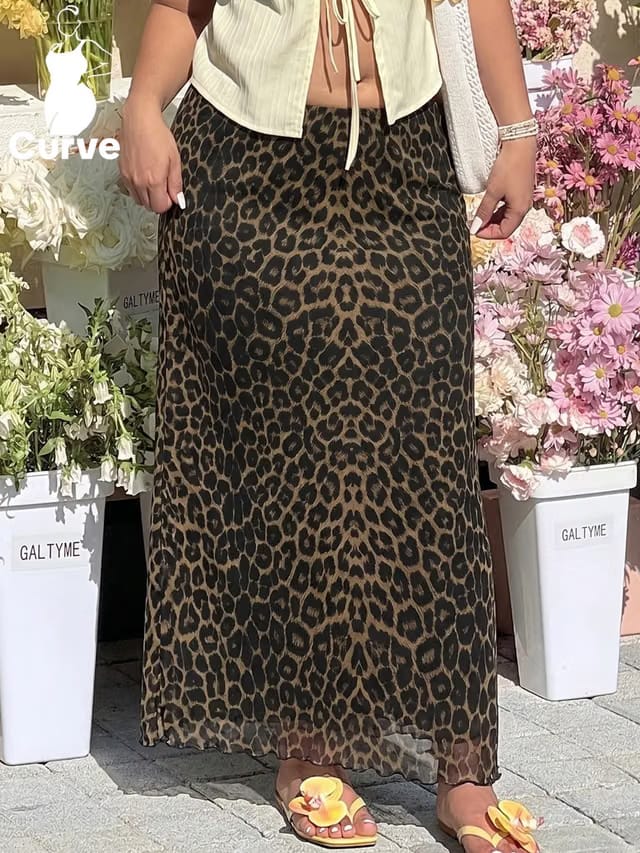 Women's Plus Size Straight Skirt
