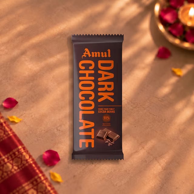Amul 55% Cocoa Dark Chocolate Bar