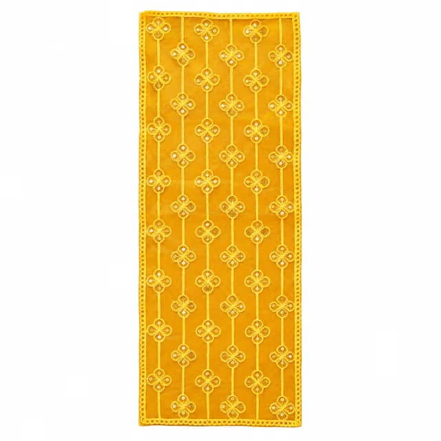 Yellow Chunri Cloth for Pooja