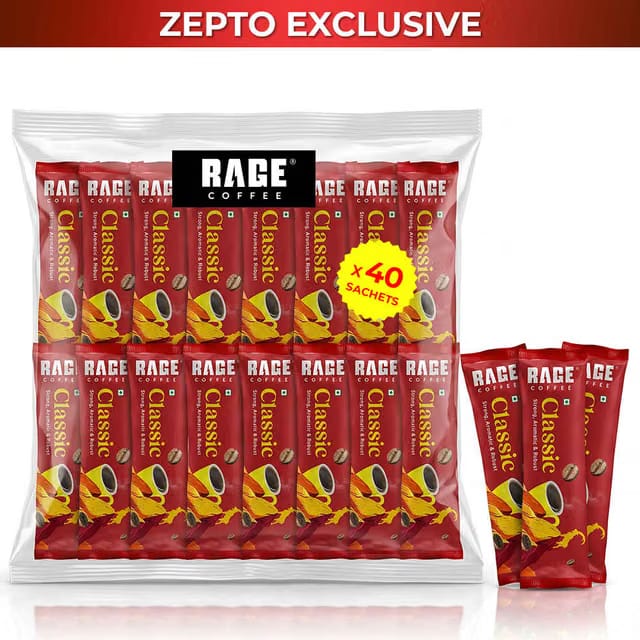 Rage Classic Instant Coffee Powder Sachet