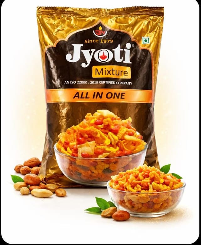 Jyoti Mixutre Namkeen SPICY 500GRAM CUTTACK FAMOUS Snacks Spicy And Crunchy