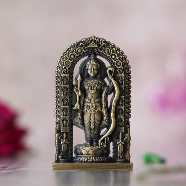 Premium Ram Lalla Statue for Car Dashbord and Home Decor