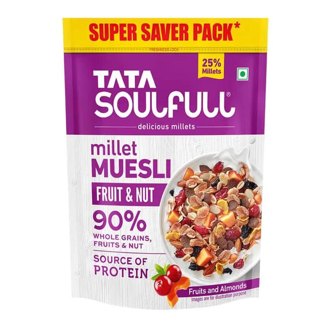 Tata Soulfull-Millet Muesli 90% Fruit