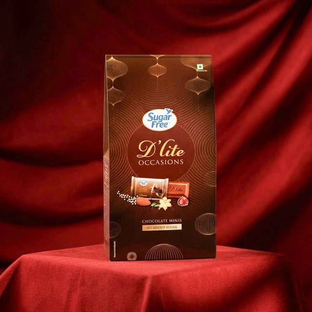Sugar Free D'Lite Chocolate Minis Festive Celebration Gift Box