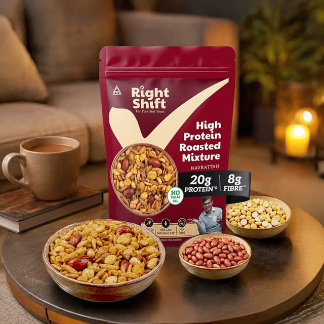 Right Shift High Protein Roasted Navrattan Mixture