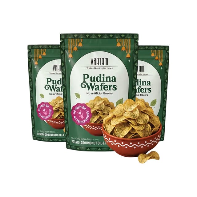 Vratam Pudina Potato Wafers / Chips