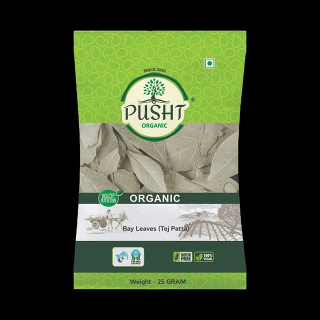 Pusht Organic Bay Leaves(Tej Patta)