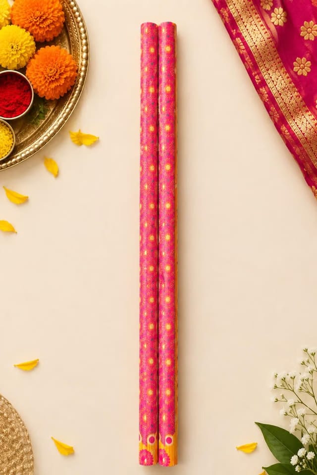 Fit for Kanha Wooden Dandiya Sticks for Dance