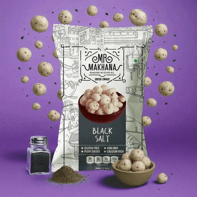 Mr Makhana Black Salt Makhana