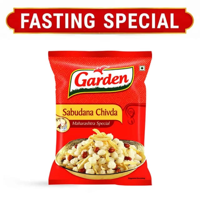 Garden Sabudana Chivda, Crunchy Indian Snack
