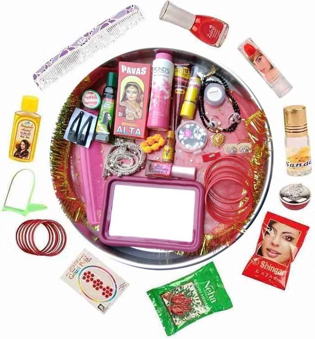 Premium Solah Shringar Kit/Navratri Pooja MATA Rani 16 Shringar/Poojan Samagri for Devi MATA/Hartaleeka Teej/MATA solah
