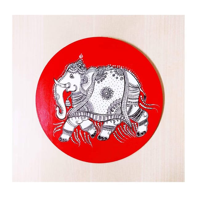 Decorative Wall Plate/Kalamkari Painting/Hand painted Wall art/Dycorateurs Wall Hangings/ Decorative Wall Plate / Wooden