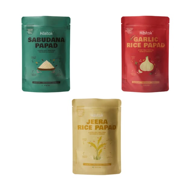 Hastak Ready to Fry Papad Combo Saver Pack