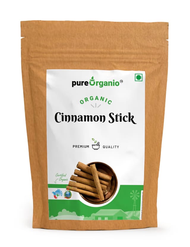 Pure Organio Cinnamon Sticks (Dalchini) NPOP Certified Organic