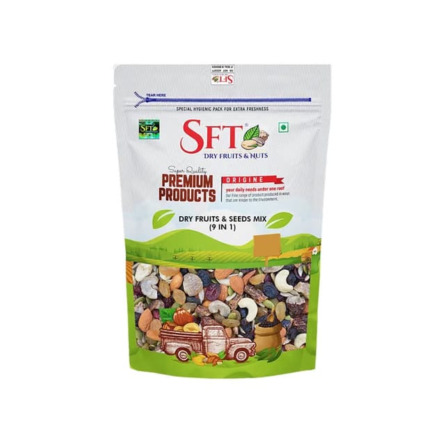 SFT Premium Mix Dry Fruits & Seeds Trail Mix (9 In 1)