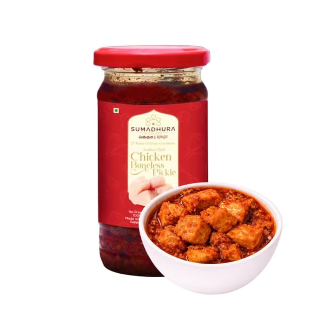 Sumadhura Foods Andhra Style Boneless Chicken Pickle