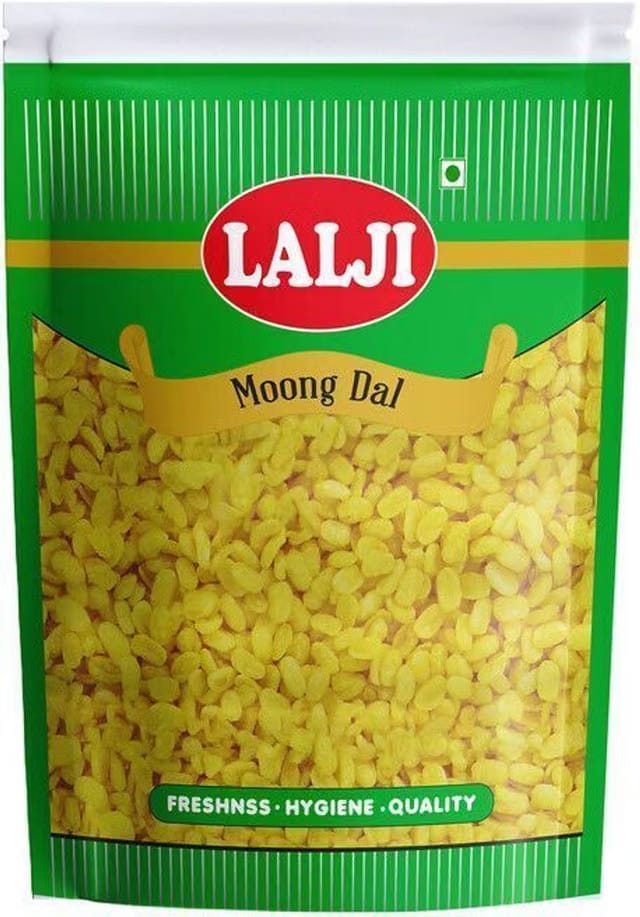 lalji Moong Dal 400Gm Bikaneri Namkeen Spicy and Crispy Healthy Snack Moong Dal