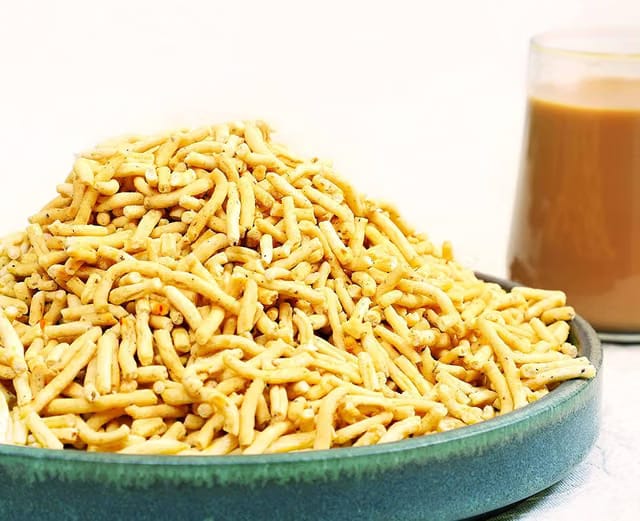 90's MILL Namkeen Farshan Ratlami Sev/Besan Bhujia Long Sev Snack/Ratlam Namken Ratlami Sev