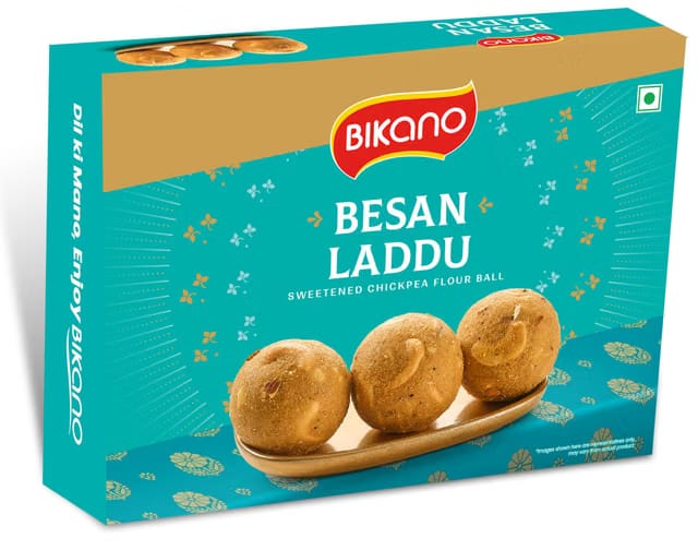 Bikano Besan Laddu Spl, 400 gram box