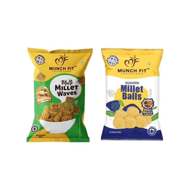 Munch Fit Millet Combo (Magic Masala & Pani Puri)