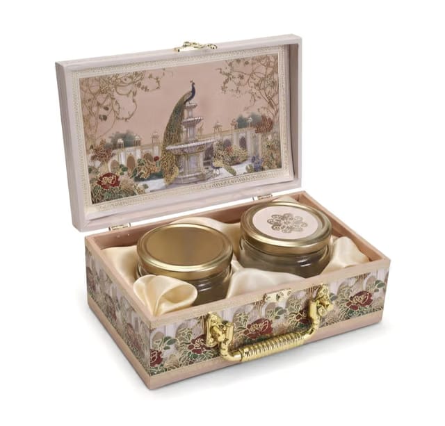 Luxury Heritage Gift Box with 2 Empty Jars