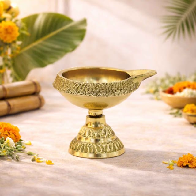 Kuber Diya Brass
