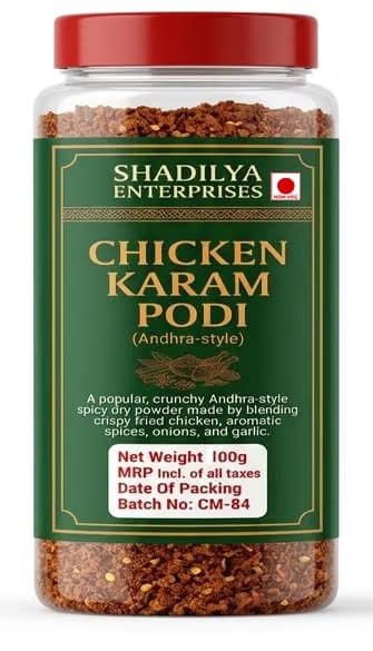 Chicken Karam Podi Andhra-Style