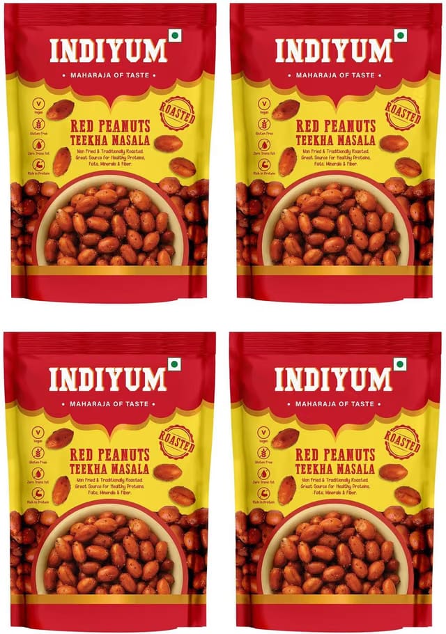 Indiyum Red Peanuts Teekha Masala