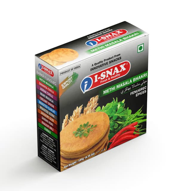 I-SNAX Premium Methi Masala Bhakhri