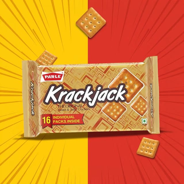 Parle Krackjack Original Sweet & Salty Biscuits