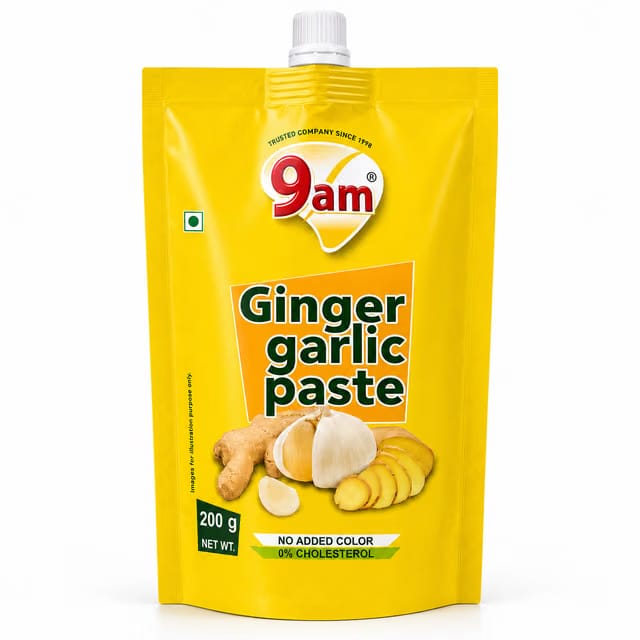 9am Ginger Garlic Paste for Daily Cooking
