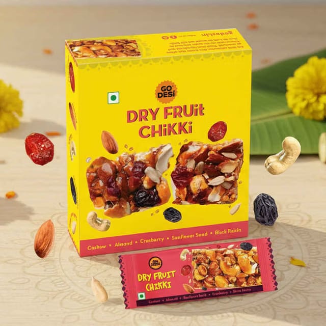 GO DESi Dry Fruit Chikki Bar
