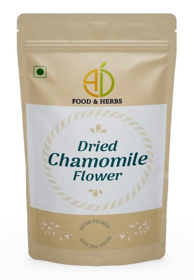 A D Food & Herbs Dried Chamomile Petals Aromatic Edible for Homemade Lattes, Tea Blends, Bath Salts, Gifts, Crafts