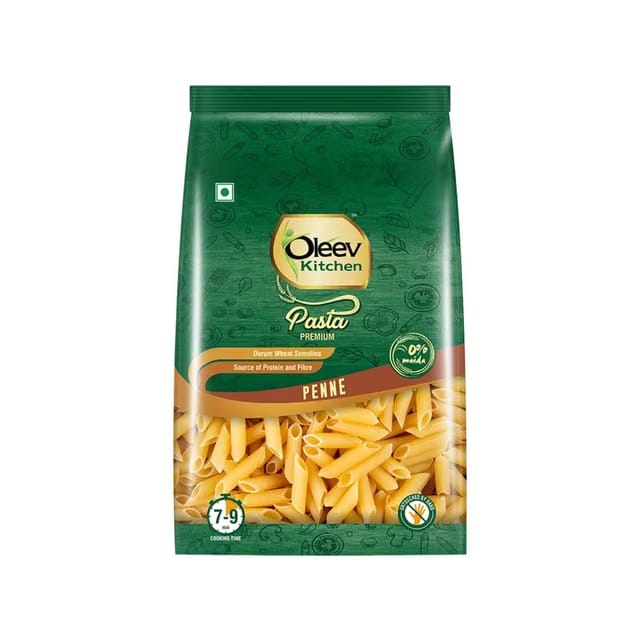 Oleev Kitchen No Maida Penne Durum Wheat Pasta