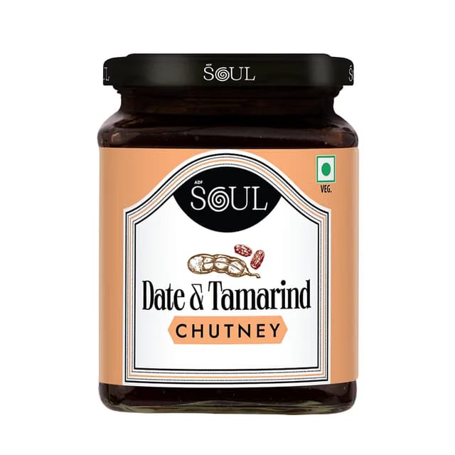 ADF Soul Date & Tamarind Chutney Blends Soft Dates with Sour Tamarind and Spices to Create a Delicious Companion for