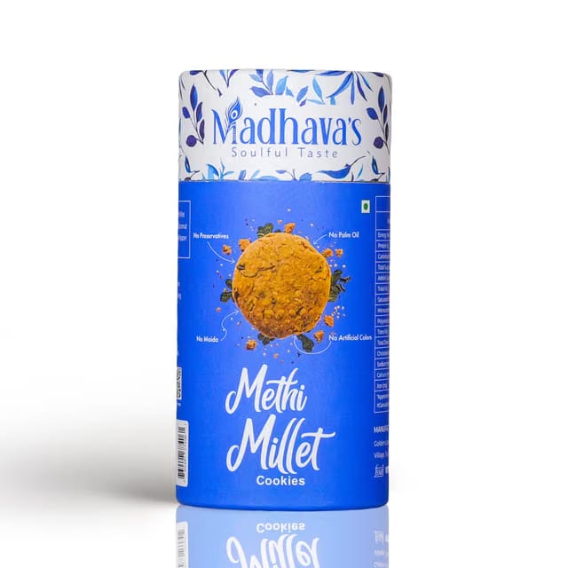 Madhava's Methi Millet Cookies