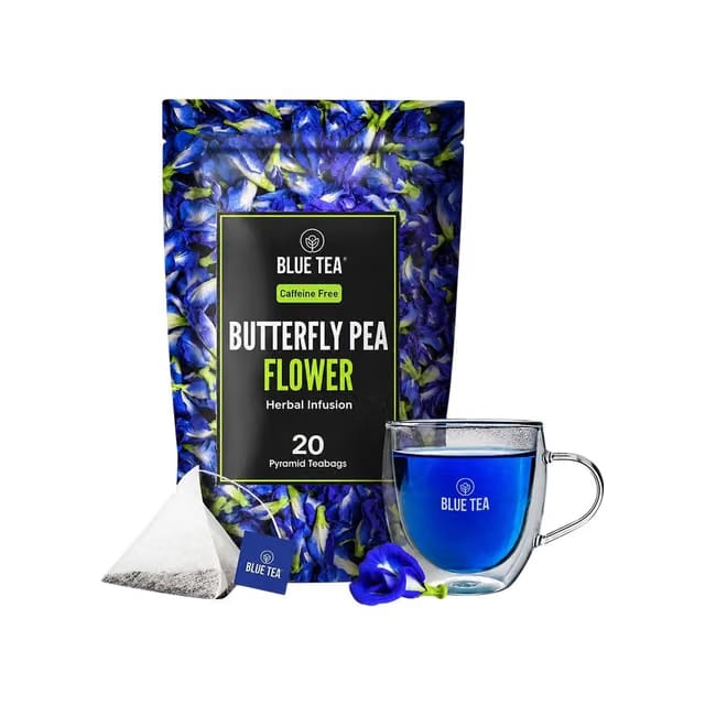 Blue Tea Butterfly Pea Flower Herbal Infusion