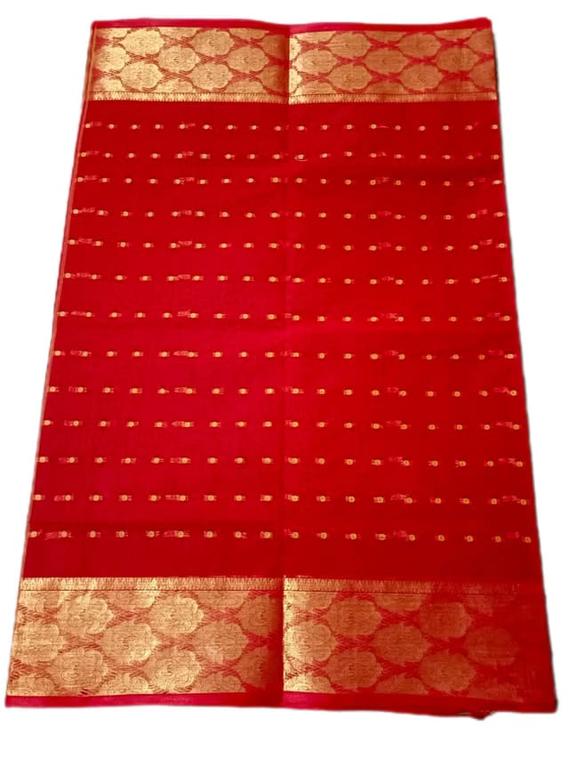 Pure Cotton Tant Saree for Women – Handloom Bengal Traditional Lightweight Saree