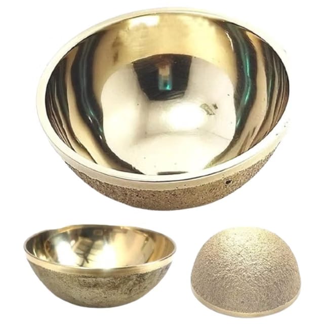 TODAYHEALTH Kansa Bronze Vatki, Natural Cup, Ayurvedic Detox Manual Foot Massager