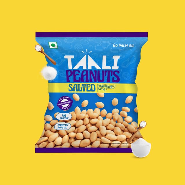 Taali Salted Peanuts, Roasted Peanut, Premium Quality Bharuchi Nuts, Rich in Protein